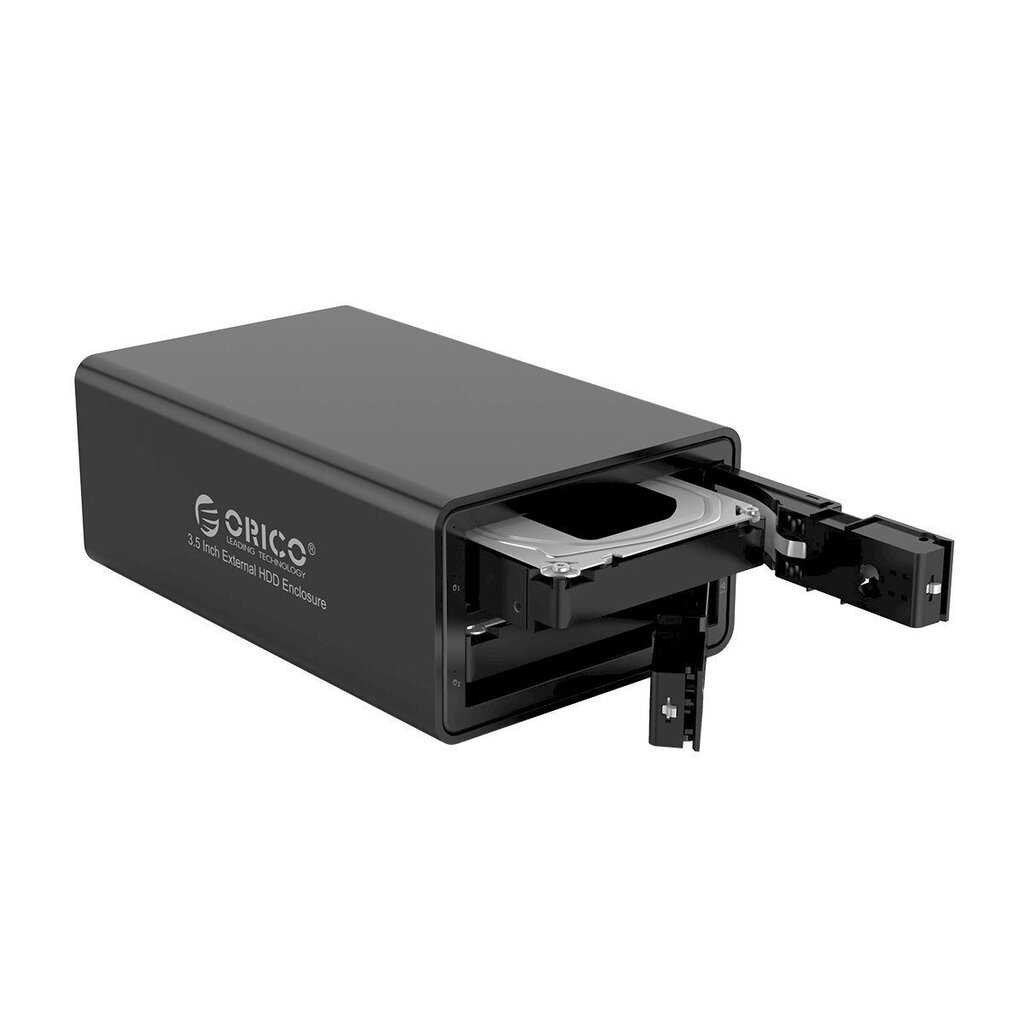 Hard Drive Enclosure Orico for 2 bay 3.5" HDD USB 3.0 Type B цена и информация | USB jagajad, adapterid | kaup24.ee