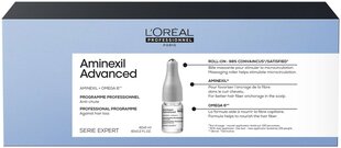 Ампулы против выпадения волос L'Oreal Professionnel Serie Expert Aminexil Advanced, 10x6 мл цена и информация | Средства для укрепления волос | kaup24.ee