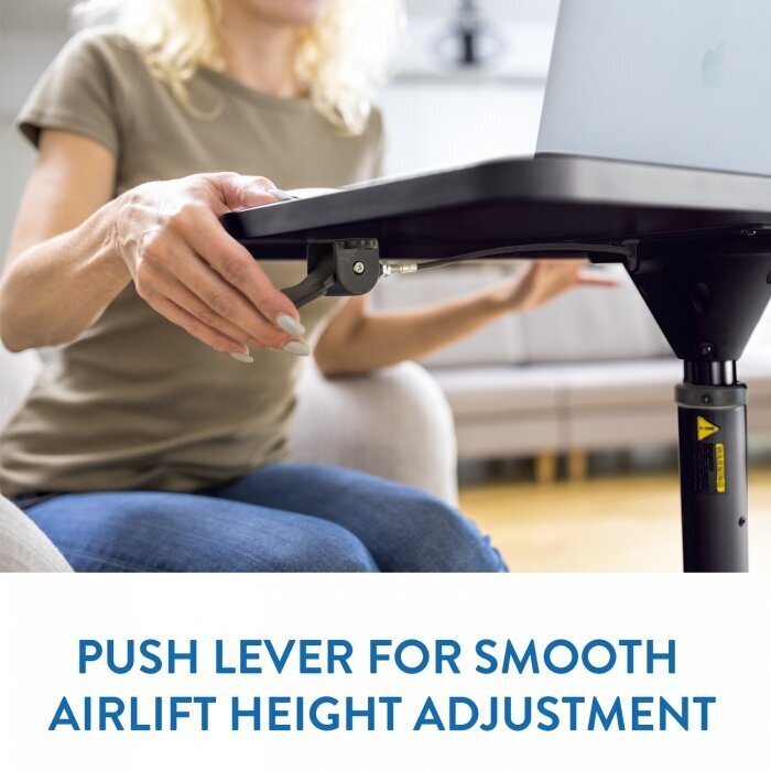 Tatkraft Focus Airlift Sit-Stand mobiilne ergonoomiline arvutilaud цена и информация | Arvutilauad, kirjutuslauad | kaup24.ee