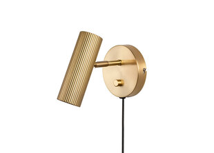 Globen Lighting seinavalgusti Hubble Brushed Brass hind ja info | Seinavalgustid | kaup24.ee