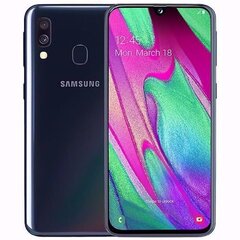 Nutitelefon Samsung Galaxy A40 -4/64GB, must цена и информация | Мобильные телефоны | kaup24.ee