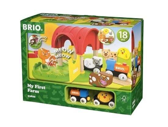 BRIO RAILWAY My First Farm, 33826 hind ja info | Poiste mänguasjad | kaup24.ee