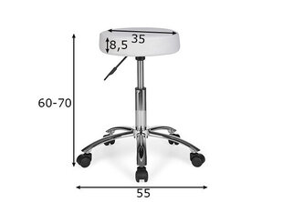 Офисное кресло, белое цена и информация | Офисные кресла | kaup24.ee