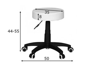 Офисное кресло, белое цена и информация | Офисные кресла | kaup24.ee