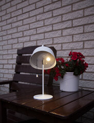 Настольная лампа с солнечным коллектором, белый колпак с теплым светом цена и информация | Уличное освещение | kaup24.ee
