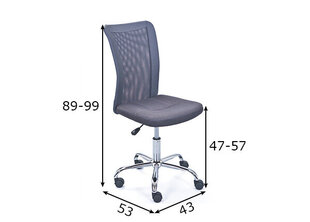 Рабочее кресло Bonnie, серое цена и информация | Офисные кресла | kaup24.ee