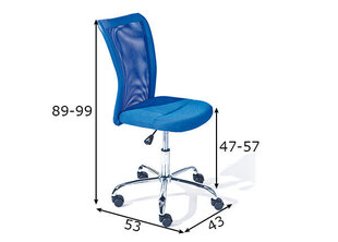 Töötool Bonnie, sinine цена и информация | Офисные кресла | kaup24.ee