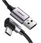 Ugreen US284 USB-C kaabel, 3A, 1 m, must цена и информация | Kaablid ja juhtmed | kaup24.ee