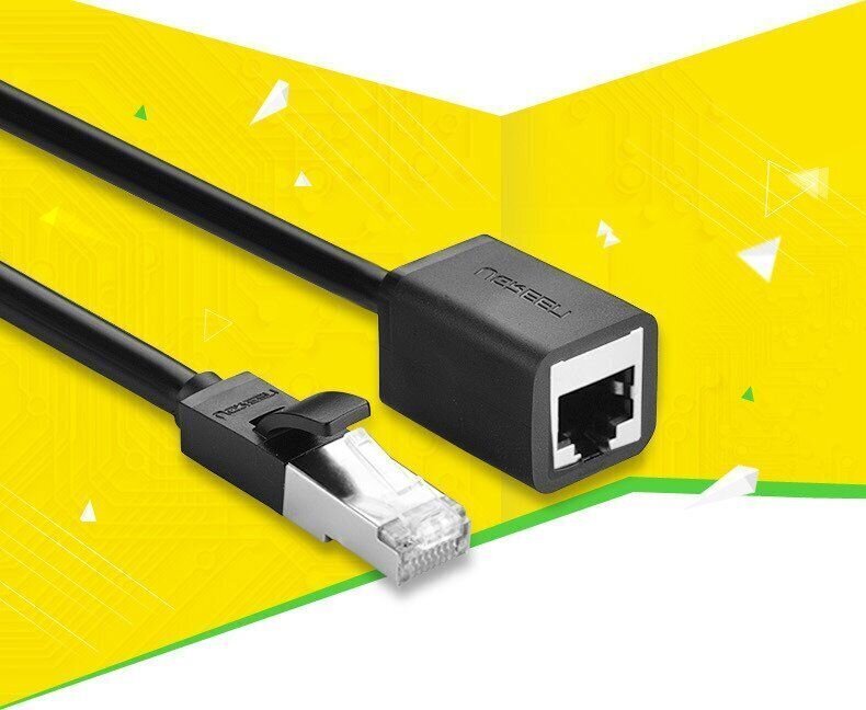 Adapter Ugreen RJ45, 3 m UGR262BLK hind ja info | Kaablid ja juhtmed | kaup24.ee