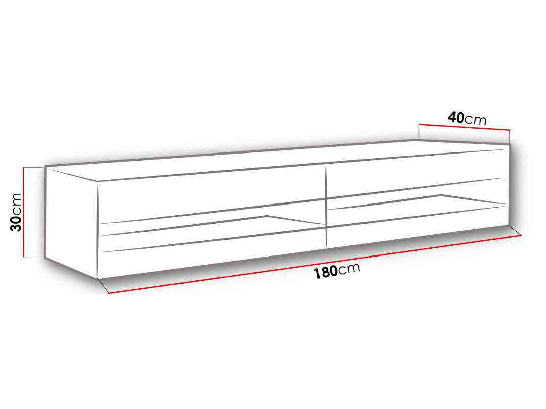 TV-alus Vigo New 180 cm + LED hind ja info | TV alused | kaup24.ee