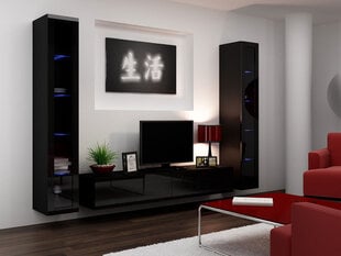 Секция VIGO V + RGB освещение цена и информация | Шкафчики в гостиную | kaup24.ee