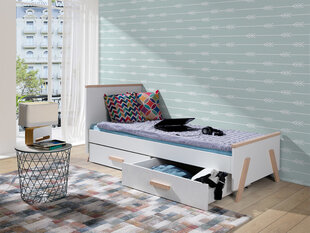 Кровать Kora, 90x200 см + прикроватные ящики цена и информация | Кровати | kaup24.ee