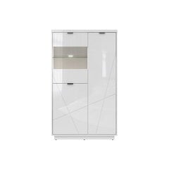Шкаф-витрина Forn II, белый глянцевый цвет цена и информация | Витрины, серванты | kaup24.ee