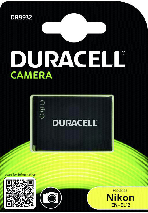 Aku Duracell 3.7v 1000mAh DR9932, Nikon EN-EL12 hind ja info | Akud, patareid fotoaparaatidele | kaup24.ee