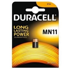 Duracell MN11 6V Alkaline Long Lasting Power Batteries (E11A) (1pcs) hind ja info | Patareid | kaup24.ee