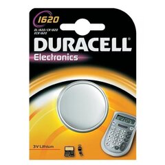 Tahvelarvuti aku Duracell CR1620 liitium 3V цена и информация | Батарейки | kaup24.ee