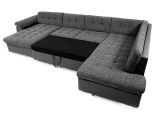 Угловой диван-кровать с ящиком для белья Niko Bis, белый/тёмно-серый цена и информация | Диваны | kaup24.ee