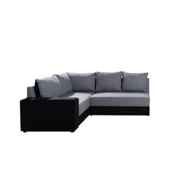 Угловой диван-кровать Bono BX, серый/чёрный цена и информация | Угловые диваны | kaup24.ee