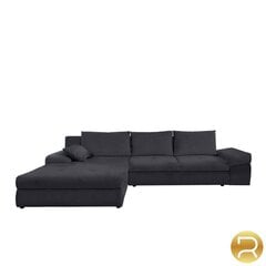 Угловой диван-кровать Bono BX, чёрный цена и информация | Угловые диваны | kaup24.ee