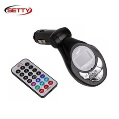 Setty Car FM Transmitter 4in1 with USB / SD / Micro SD Slot / Aux 3.5mm + Slim remote hind ja info | FM modulaatorid, FM trasmitterid | kaup24.ee