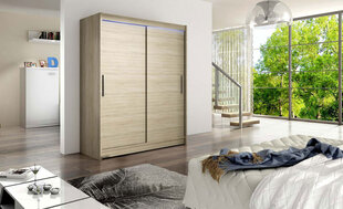 Шкаф с раздвижными дверями WESTA / PRESTO I + LED цена и информация | Шкафы | kaup24.ee