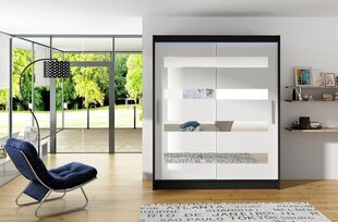 Шкаф с раздвижными дверями WESTA / PRESTO XIII + LED цена и информация | Шкафы | kaup24.ee