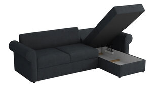 Угловой диван-кровать Monaco, черный цена и информация | Диваны | kaup24.ee
