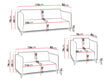 Komplekt SZAFIR 3+2+1 hind ja info | Diivanid ja diivanvoodid | kaup24.ee