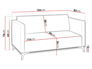Диван SZAFIR 2 цена и информация | Диваны | kaup24.ee