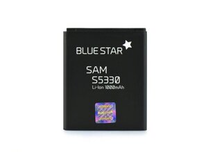 BlueStar Аккумулятор Samsung S5530 S3350 S7230 Li-Ion 1000 mAh Аналог EB424255VU цена и информация | Аккумуляторы для телефонов | kaup24.ee