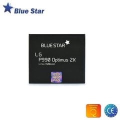 BlueStar Аккумулятор LG P920 P990 P993 Optimus 2X Li-Ion 1500 mAh Аналог FL-53HN цена и информация | Защитные пленки для телефонов | kaup24.ee
