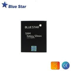 BlueStar Аккумулятор Samsung I8190 Galaxy S3 Mini Li-Ion 1500 mAh Аналог EB-F1M7FLU цена и информация | Аккумуляторы для телефонов | kaup24.ee