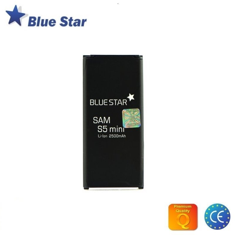 BlueStar Battery Samsung G800 Galaxy S5 Mini Li-Ion 2500 mAh Analog EB-BG800BBE hind ja info | Mobiiltelefonide akud | kaup24.ee