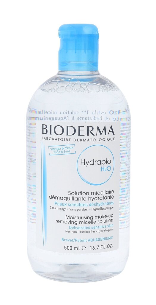 Näopuhastusvesi Bioderma Hydrabio H2O 500 ml цена и информация | Näopuhastusvahendid | kaup24.ee