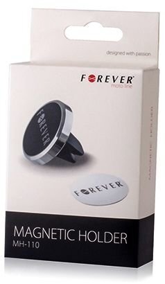 Forever car holder for air vent MH-110 magnetic black цена и информация | Mobiiltelefonide hoidjad | kaup24.ee