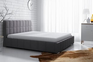 Кровать Leo 140x200 см с подъемным основанием, серый цена и информация | Кровати | kaup24.ee