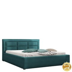 Кровать Clasic 140x200 см с выдвижным основанием, зеленая цена и информация | Кровати | kaup24.ee