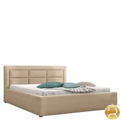 Кровать Clasic 160x200 см с выдвижным основанием, бежевая цена и информация | Кровати | kaup24.ee