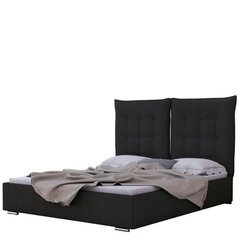 Кровать Szymek 140x200 см с подъемным основанием, черная цена и информация | Кровати | kaup24.ee