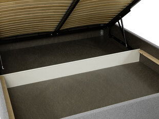 Кровать Szymek 180x200 см с подъемным основанием, черная цена и информация | Кровати | kaup24.ee