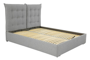 Кровать Szymek 180x200 см с подъемным основанием, серая цена и информация | Кровати | kaup24.ee