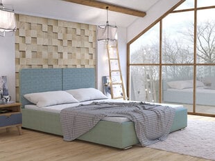 Voodi Szymek 180x200 cm ülestõstetava voodipõhjaga, roheline/muster цена и информация | Кровати | kaup24.ee