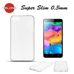 Telone Ultra Slim 0.3mm Back Case Huawei Honor 4X Läbipaistev hind ja info | Telefoni kaaned, ümbrised | kaup24.ee