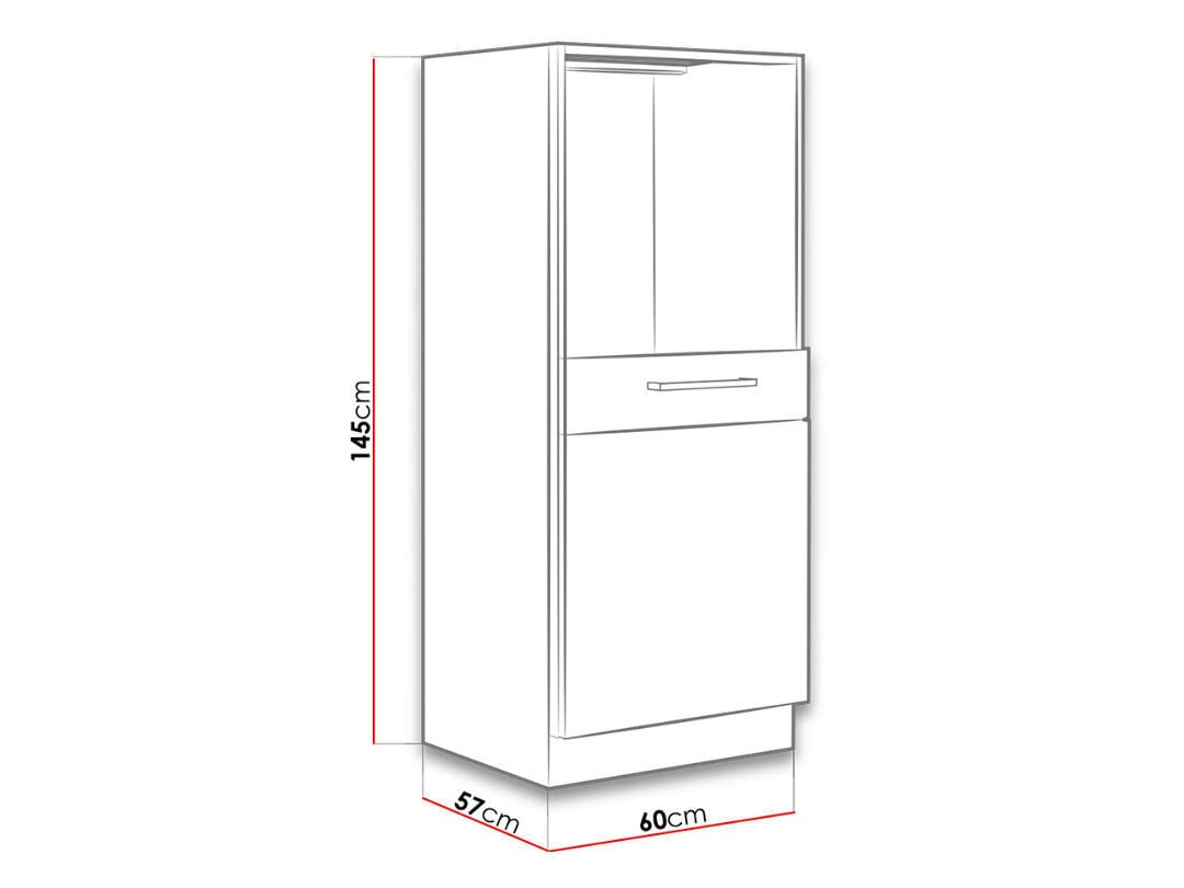 Köögikapp VIGO 60 DP-145 1F BB hind ja info | Köögikapid | kaup24.ee