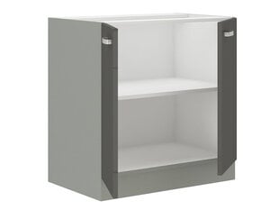 Кухонный шкаф (нижний) KARMEN 80 D 2F BB MULTILINE цена и информация | Шкафы | kaup24.ee