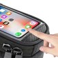 Tõmblukuga rattahoidja veekindel 1,5L SAHOO / Single Zipper Pocket Bike Frame Bag with Universal Smartphone Top Holder Case hind ja info | Rattakotid ja telefonikotid | kaup24.ee