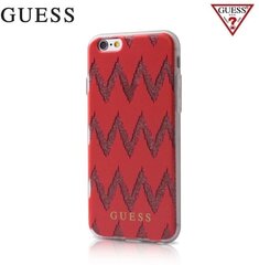 Kaitseümbris GUESS Chevron sobib Apple iPhone 7 4.7", punane цена и информация | Чехлы для телефонов | kaup24.ee