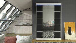 Шкаф с раздвижными дверями Lino V+ LED подсветка цена и информация | Шкафы | kaup24.ee