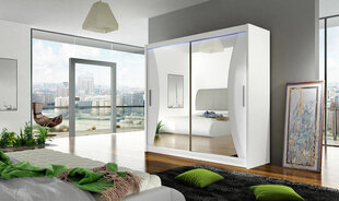 Шкаф с раздвижными дверями Bega V+ LED подсветка цена и информация | Шкафы | kaup24.ee