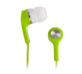 Setty wired earphones green цена и информация | Наушники | kaup24.ee